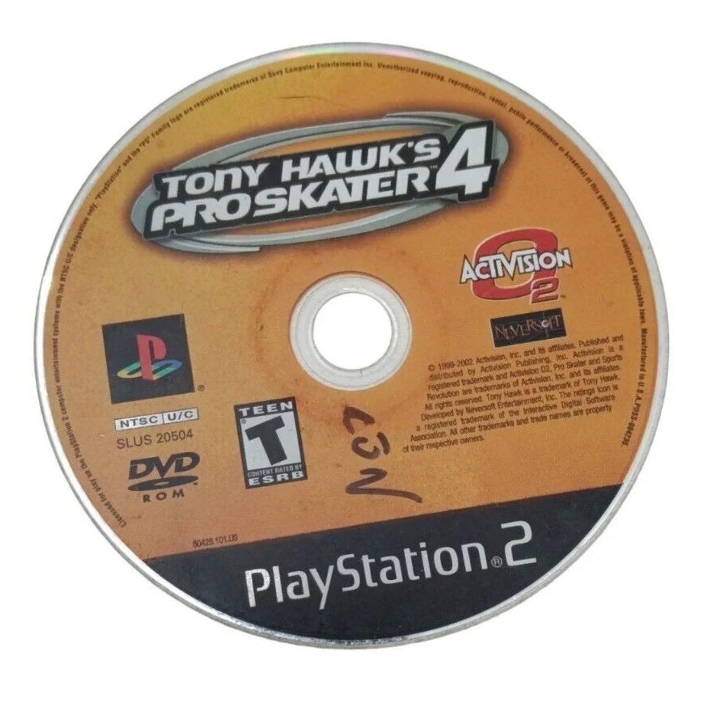 Tony Hawk's Pro Skater 4 (Sony PlayStation 2 PS2) *DISC ONLY